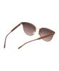 Heonteoaiweeo [Woman] Flat Bar Round Sunglasses - Beige Htb16