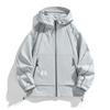 Fattened and Enlarged Hooded Outdoor Mountain Fat Man Loose Jacket Men Waterproof Jacket Men