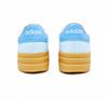 adidas VL Court Bold Meersalz Pfotenabdruck Rutschfest Abriebfest Niedrig geschnitten Skateboard-Schuhe Damen Blau Weiß IH3083(Team2480--)