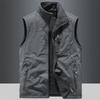 Men's Double Sided Vest Men's Outdoor Sports Vest Plus Velvet Vest Sleeveless Jacket