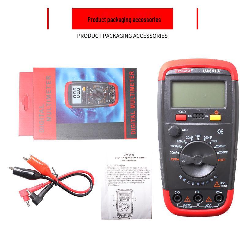 Digital Multimeter UA6013L: High Precision with Capacitance, Inductance, Backlight Display