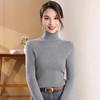 Autumn Winter High Neck Slim Fit Women's Knitwear Sweater