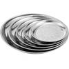 304 Food-Grade Stainless Steel Round Serving Tray, 65cm