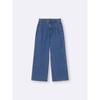 Gu By Uniqlo Denim Tuck Trousers  Standard Length 70.0 To 74.0 Cm 