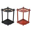 Billiard Cue Rack Holds 8 Sticks Solid Wood Floor Style Pool Rod with Drink Holder