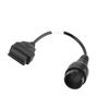 Diagnostický kabel 38pinového až 16pinového konektoru adaptéru OBD2 pro nákladní automobil Iveco