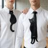 Retro Personality Cat Tie Original Design Cat-Shaped Black Cat Tie Festive Design Niche Design Bow Tie Formal Occasions