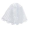 Fly Fishing Landing Net Collapsible Clear Rubber Replacement Bag for Angler White 21cm Depth
