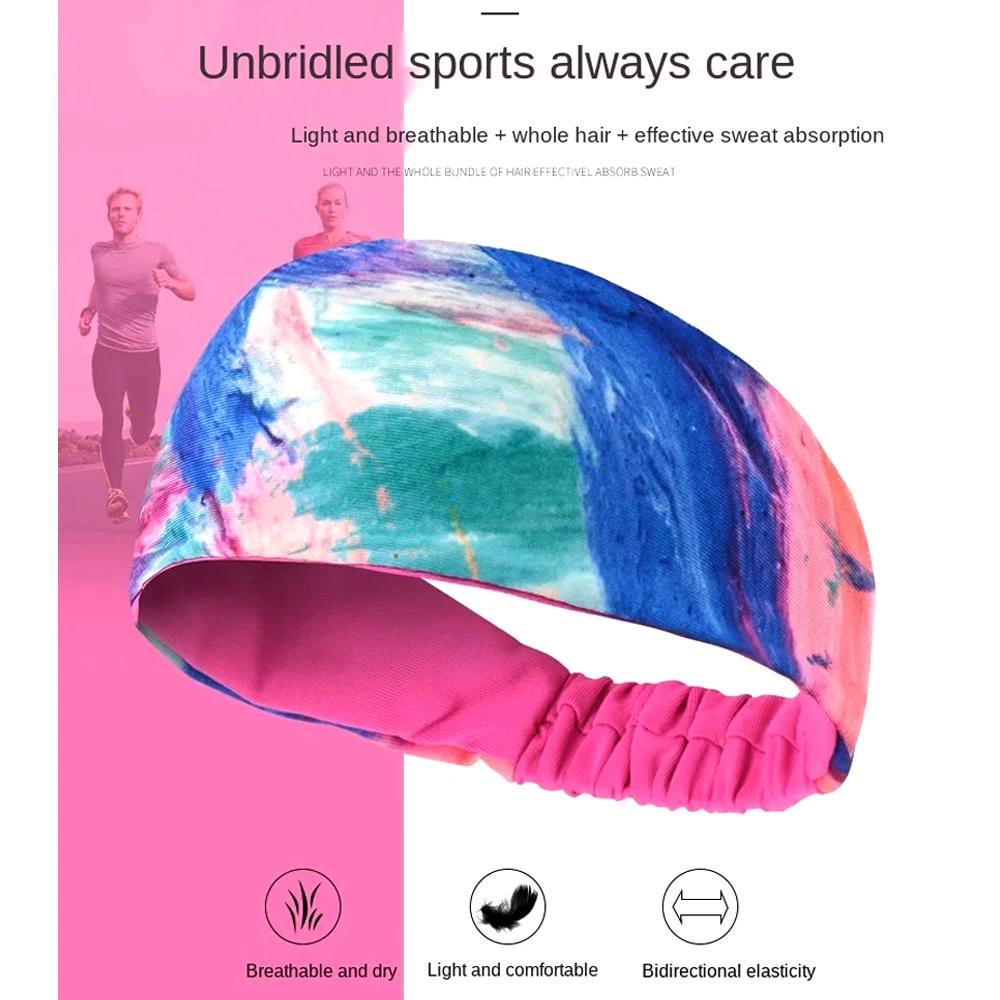 1Pcs Men Women Headband Sweatband  Sports Headband for Running  Working Out  Performance Stretch   Moisture Wicking