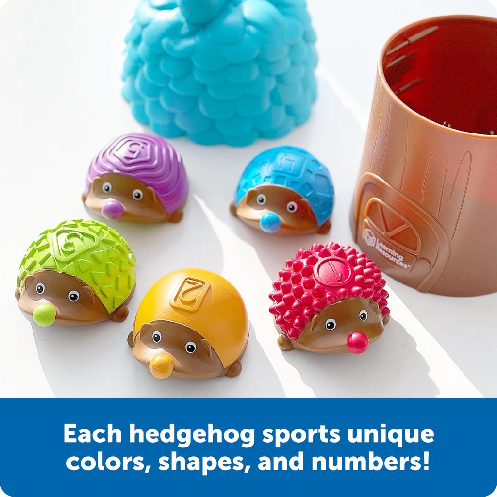 Learning Resources Baby Fingertip Educational Hedgehog Treehouse Authentic Toy, Spike's (LER9104),