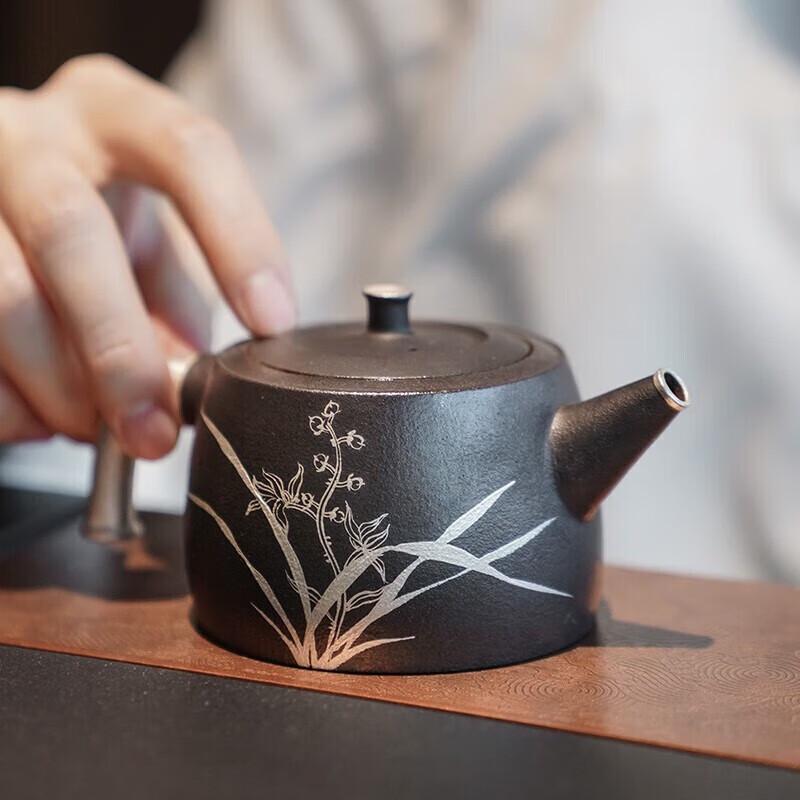 Wanqiantang Lan Junzi Handuo Ceramic Teapot