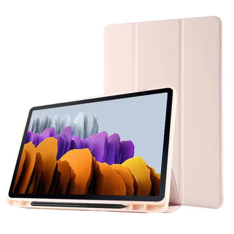 Pouzdro pro Samsung Galaxy Tab S11 Ultra 14,6 palce 2025 Samsung Tab S8/S9/S10 Ultra TPU Trojitě skládací stojánek s přihrádkou na pero Kryt pro tablety