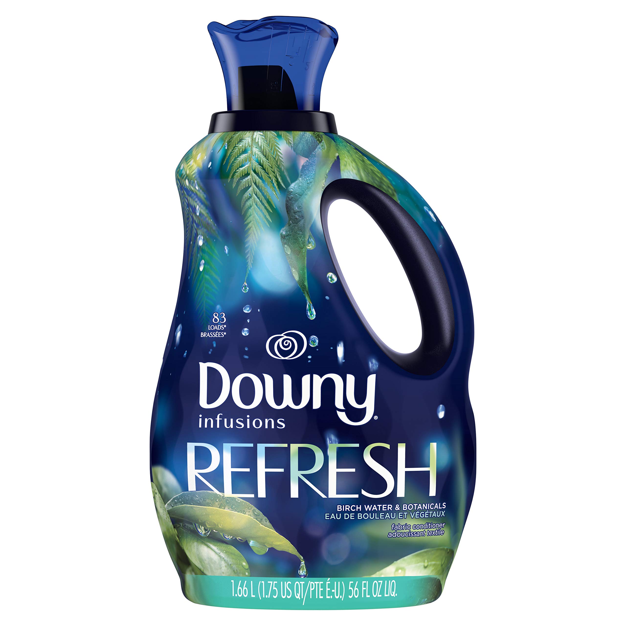 

Downy Infusion Fabric Refreshing Birch Water Botanical scent of birch water with botanical Softener, & (1.66L) [Large Capacity] [Officially Imported]