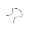 Left Horseshoe Clips Plastic Right Sliver Zinc Plated 2288