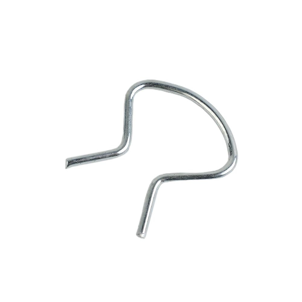Left Horseshoe Clips Plastic Right Sliver Zinc Plated 2288