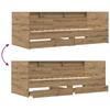 Daybed with Drawers Craft Oak Engineered Wood