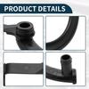Radiator Coolant Hose for Mercedes-Benz C250 SLK250 2012-2015 Good Sealing No.2712002352 Engine Front Water Pump Cooling Pipe Tube Black 1 Pcs