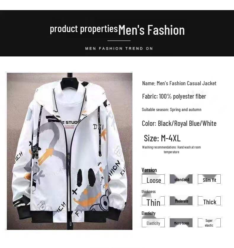 Samt-Kapuzenpullover für Teenager-Jungen Herbst/Winter - Stylische, locker sitzende Jacke