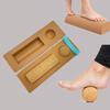 Kork Balance Board Fußtrainer Rumpfkraft Übung Widerstandsbänder Heim-Rumpfkraft Pilates Fitnessstudio Gleichgewichtsausrüstung