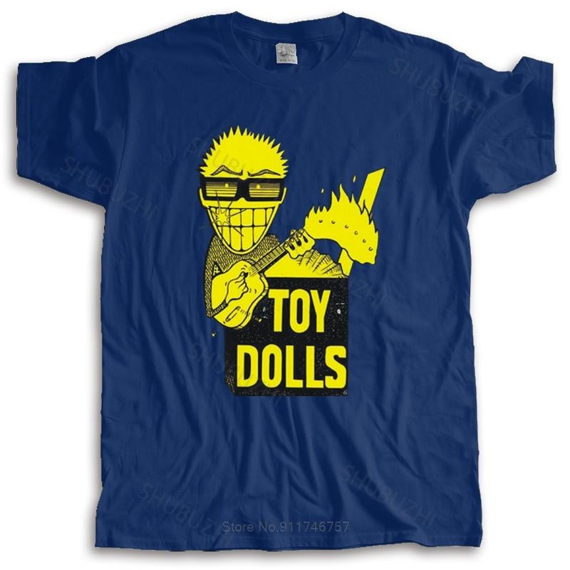 shubuzhi Brand Cotton T-shirt Man crew neck t-shirt TOY DOLLS IDLE GOSSIP WAKEY WAKEY ADICTS PUNK ROCK BAND RETRO VINTAGE