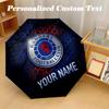 8 Rib Auto Folding Umbrella Rangers FC Print Custom Name Text Portable Rain Gear