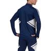 Adidas T Shirts Men's Marine Blue Stand Collar Moderate Straight Fit HA6270