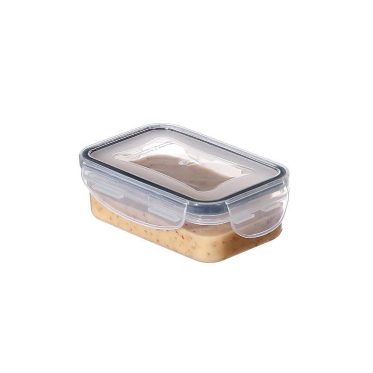 Sealed Food Storage Container Set, Kitchen Preservation Box, Button Leak Proof Bento Box
