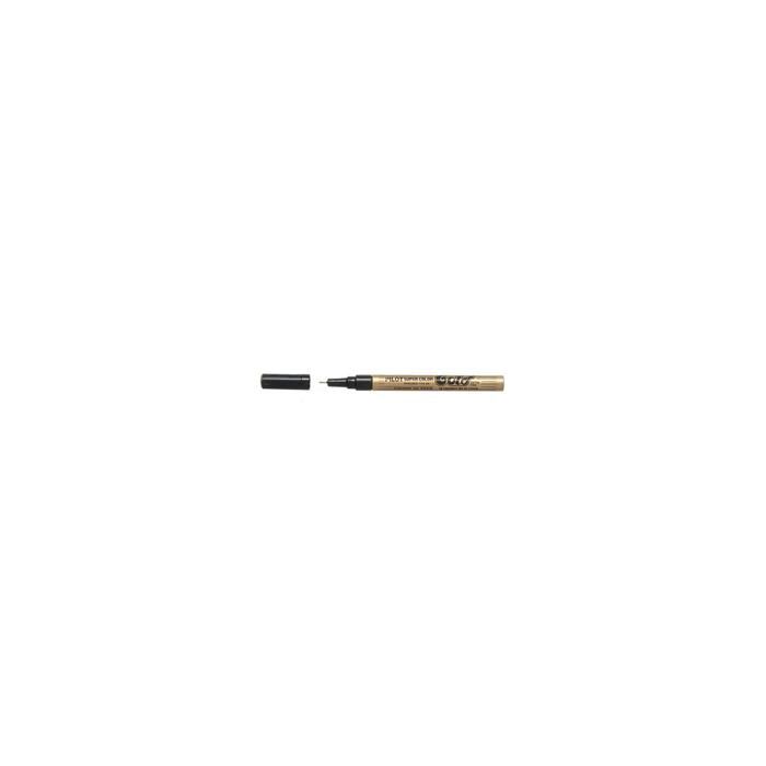 Marqueur - PILOT - 2452 - Pointe Extra Fine - Couleur or - Paquet De 12
