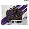 Custom Name Olympique De Marseille Printed Tapestry – Wall Hanging for Bedrooms, Dorms, and Home Decor