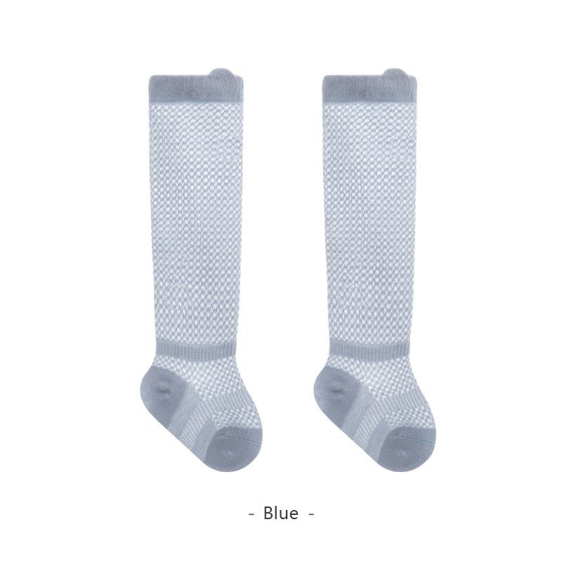 

Летние сетчатые тонкие детские чулки, противомоскитные детские гольфы, свободные манжеты, бесшовные носки для новорожденных, детские гольфы до колена S(6-12M)