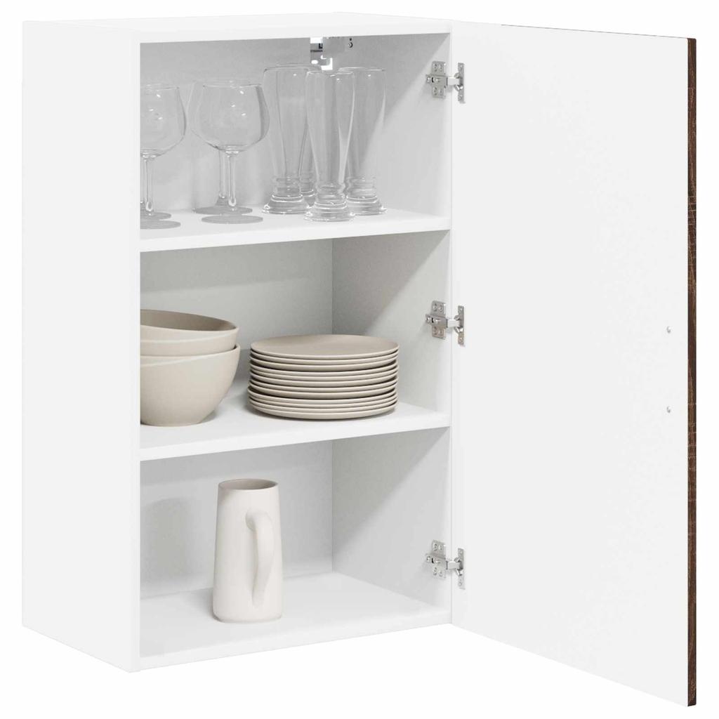 Wall Cabinet LUCCA Brown Oak 50 X 31 X 80 Cm Particleboard
