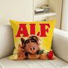 Tv Series Alf Cushion Cover Natural Linen Pillowcase Set, All-In-One Decor For Sofa, Bedroom & Chair