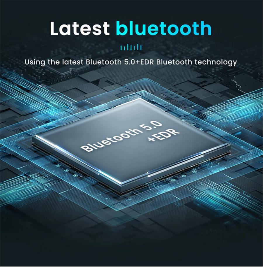 Motorcycle Helmet Headset Bluetooth Receiver Wireless Free-Hands Call Headphones