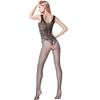 Empty Sex Underwear Opens the New One-piece Engraved Sexy One-piece Netwear One-piece Pattern Mesh Socks