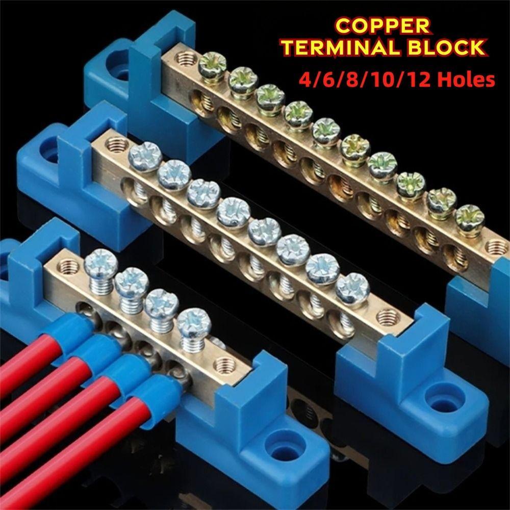 High Bridge Type Zero Row 6*9 Din Rail Terminal New Zero Ground Wiring Connection Distribution Box