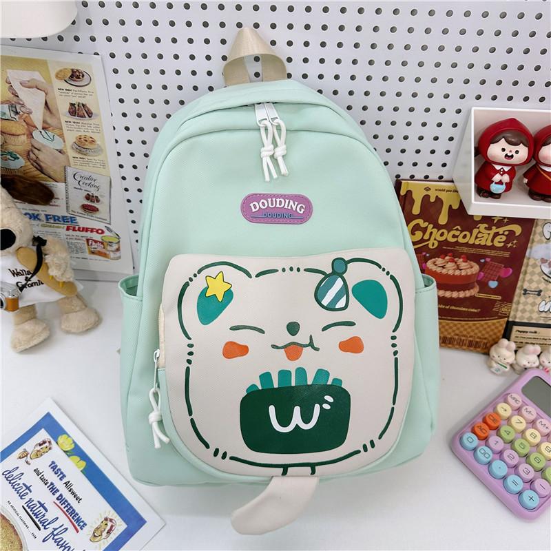 School Bag New Bear Primary School Boys and Girls Grades 1-3 Casual Versatile Backpack Large Capacity