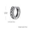 Punk Stainless Steel Hoop Earrings for Men Teens, Hypoallergenic Waterproof Small Huggies Earrings,Rock Hip Hop Cool Jewelry