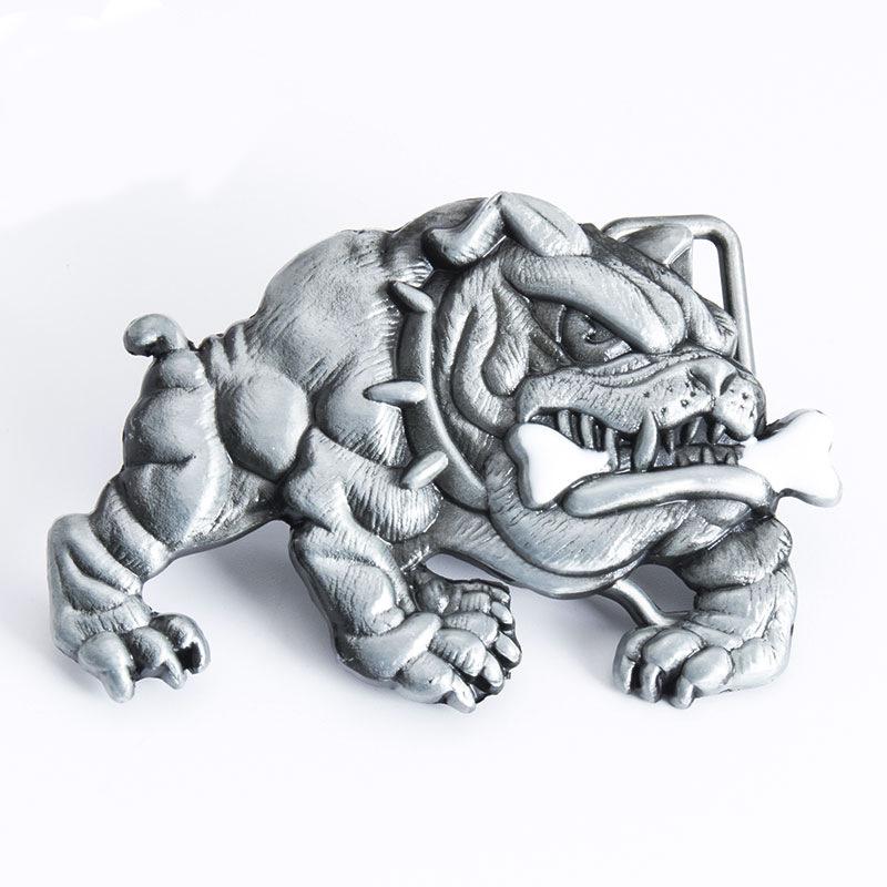 Zinc Alloy Bulldog Men's Belt Buckle - Quality, Smooth Finish
