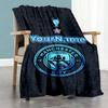 Manchester City Customize Text Blanket Gift Customizable Blanket Warmthful Decor Perfect for Nap Seaside Home Decor Chair Four Seasons Multipurpose