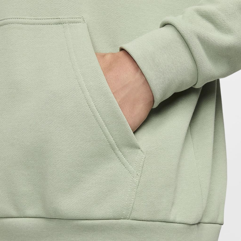 Nike Club Fleece Solid Soft Comfortable Knitted Hoodie Men Hoodies Emerald-Horizon White HJ1817-370