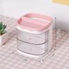 Acrylic Desk Organizer Portable Makeup Brush Storage Box Pencil Case  Home Office School