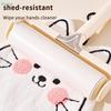 Cute Cat Coral Fleece Hanging Towel Kitchen Hand Towel Bathroom Soft Absorbent Handkerchief Wipe Towel Cartoon Kids Towels