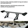 Universal Hatch Aluminum Adjustable Trunk GT Style Rear Trunk Wing Spoiler Black