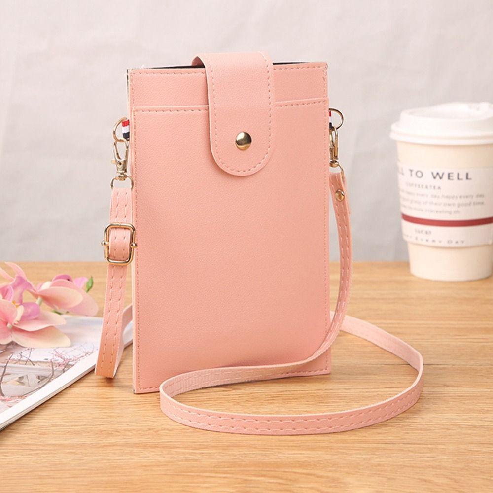 

Багатофункціональна сумка на плече великої місткості Сумки для мобільних телефонів Нова жіноча сумка для телефону рожевий