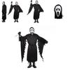 Scream Ghostface Cosplay Costume With Mask And Toy For Halloween Roleplay Special Characters Included