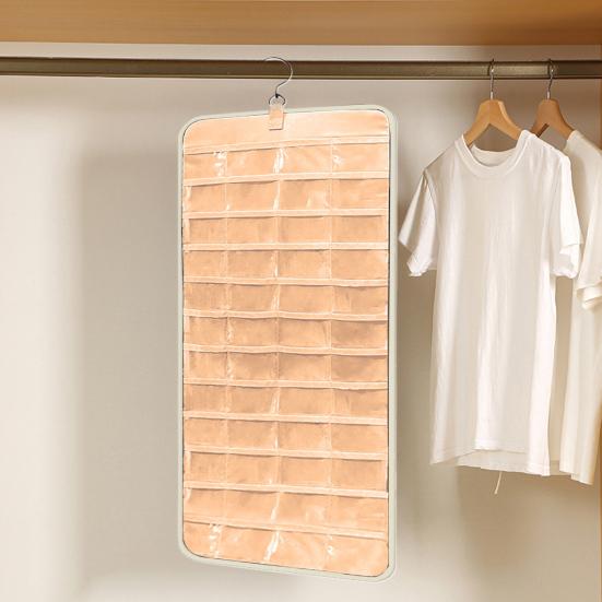 Hängender Schmuck-Organizer, Halskettenhalter, große Kapazität, Anti-Tangle-Ohrringe, Ringe, Kleiderbügel, Schmuck-Display-Rack