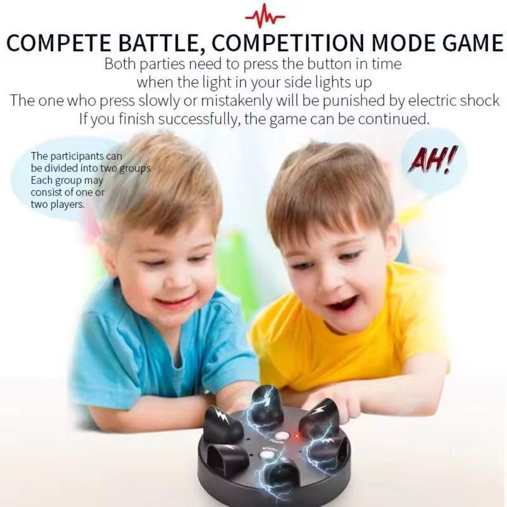 Interesting Electric Shock Finger Game Funny Electric Shocking Roulette  Micro Polygraph