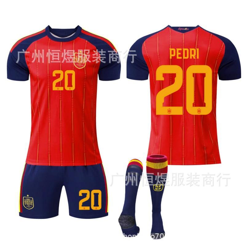 A26 Spain's No. 20 Pedri 10 Olmo 16 Rodri 17 Williams Football