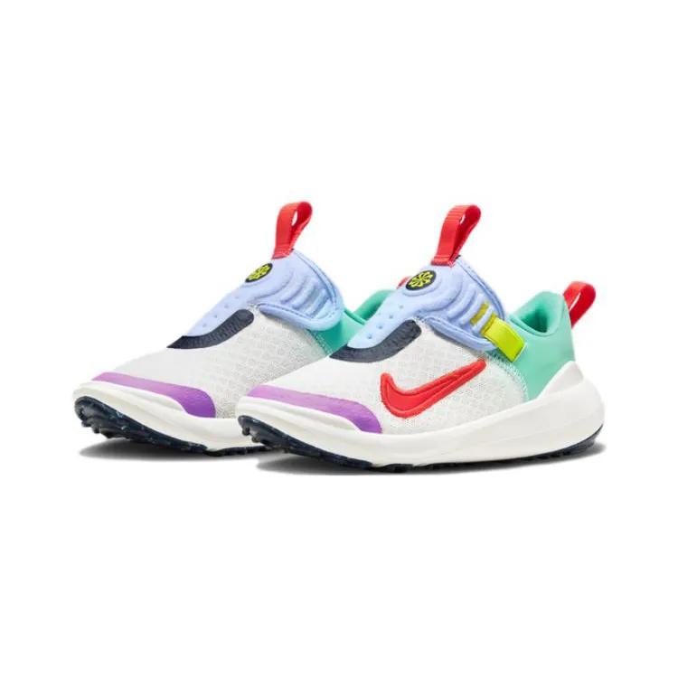 Nike E-Series 1.0 SE PreSchool 'Colorblock' (Unisex) Summit White / Track Red / Spooky Emerald / Joyful Cobalt Kids' Casual Shoes DZ2841 100