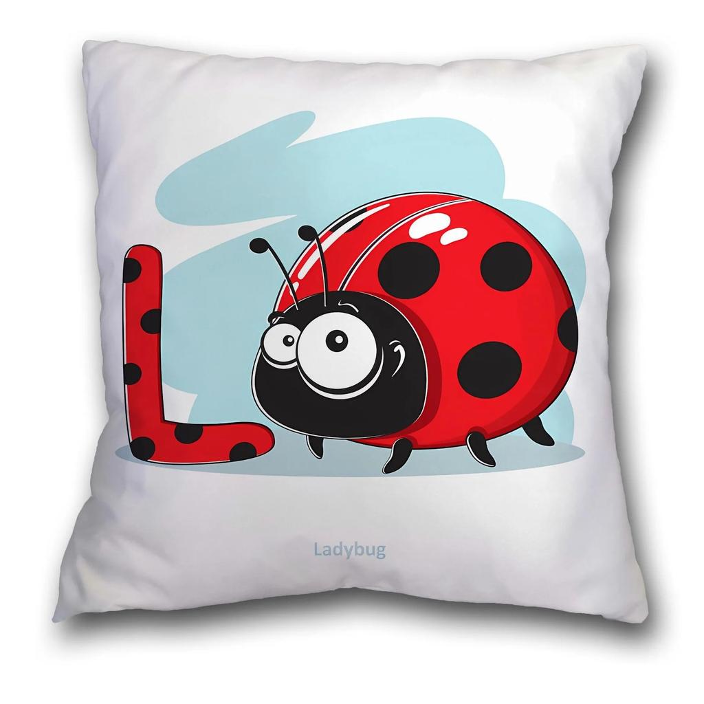 Cartoon Letter Decorative Pillowcase Living Room Office Home Pillowcase Car Ornaments